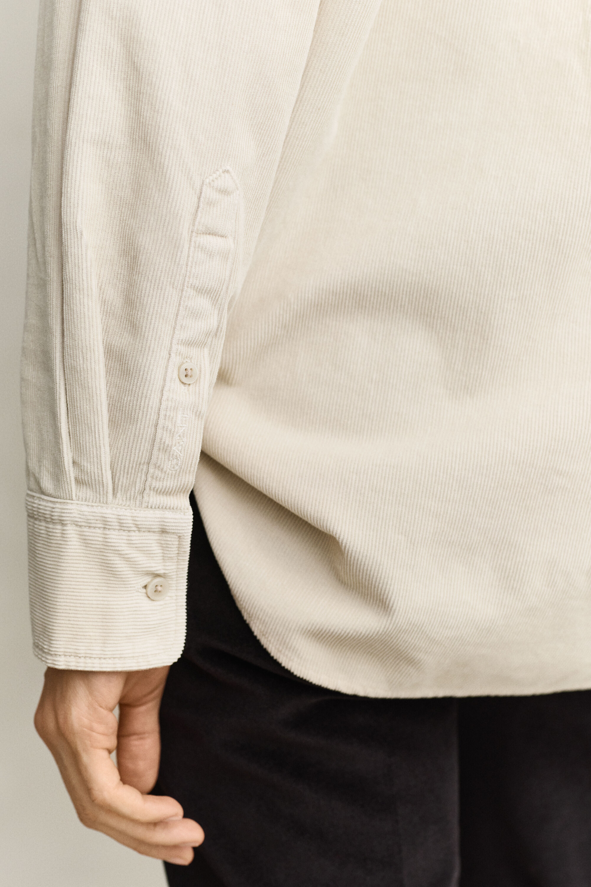 Camisa Relaxed Fit de pana