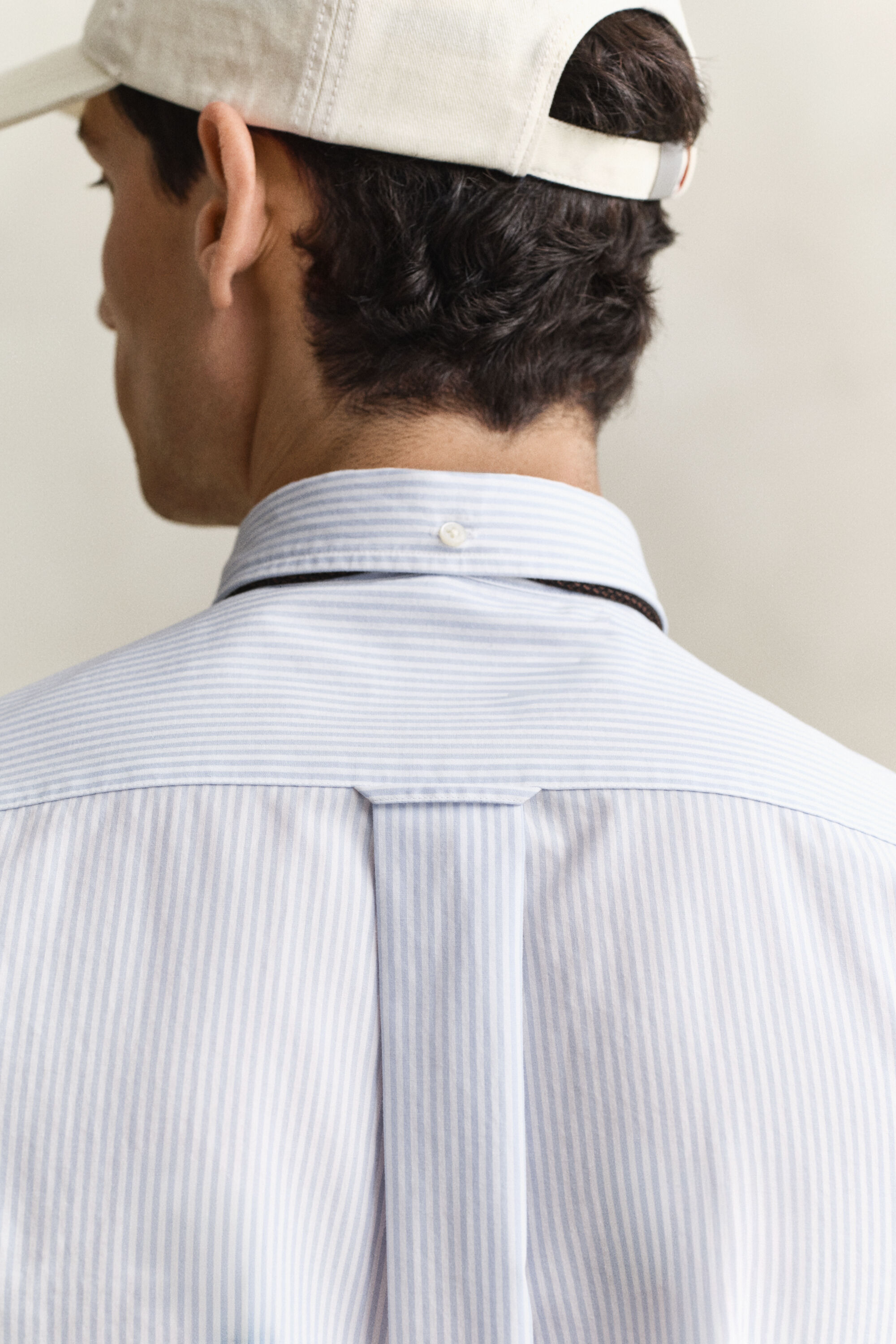 Camisa de popelina Regular Fit clásica de rayas