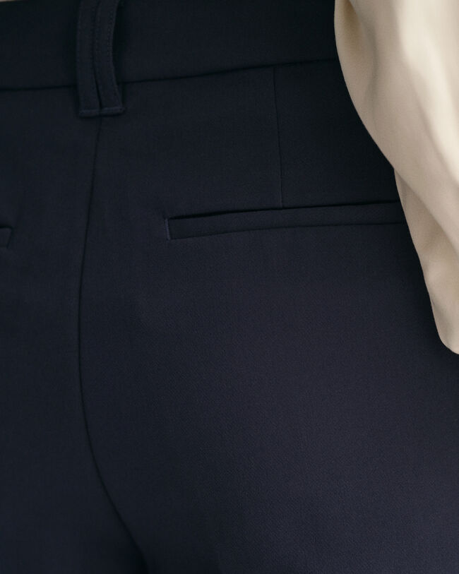 Pantalones de vestir Slim Fit acampanados