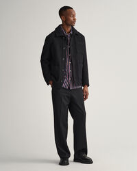 Camisa Relaxed Fit a rayas Dobby