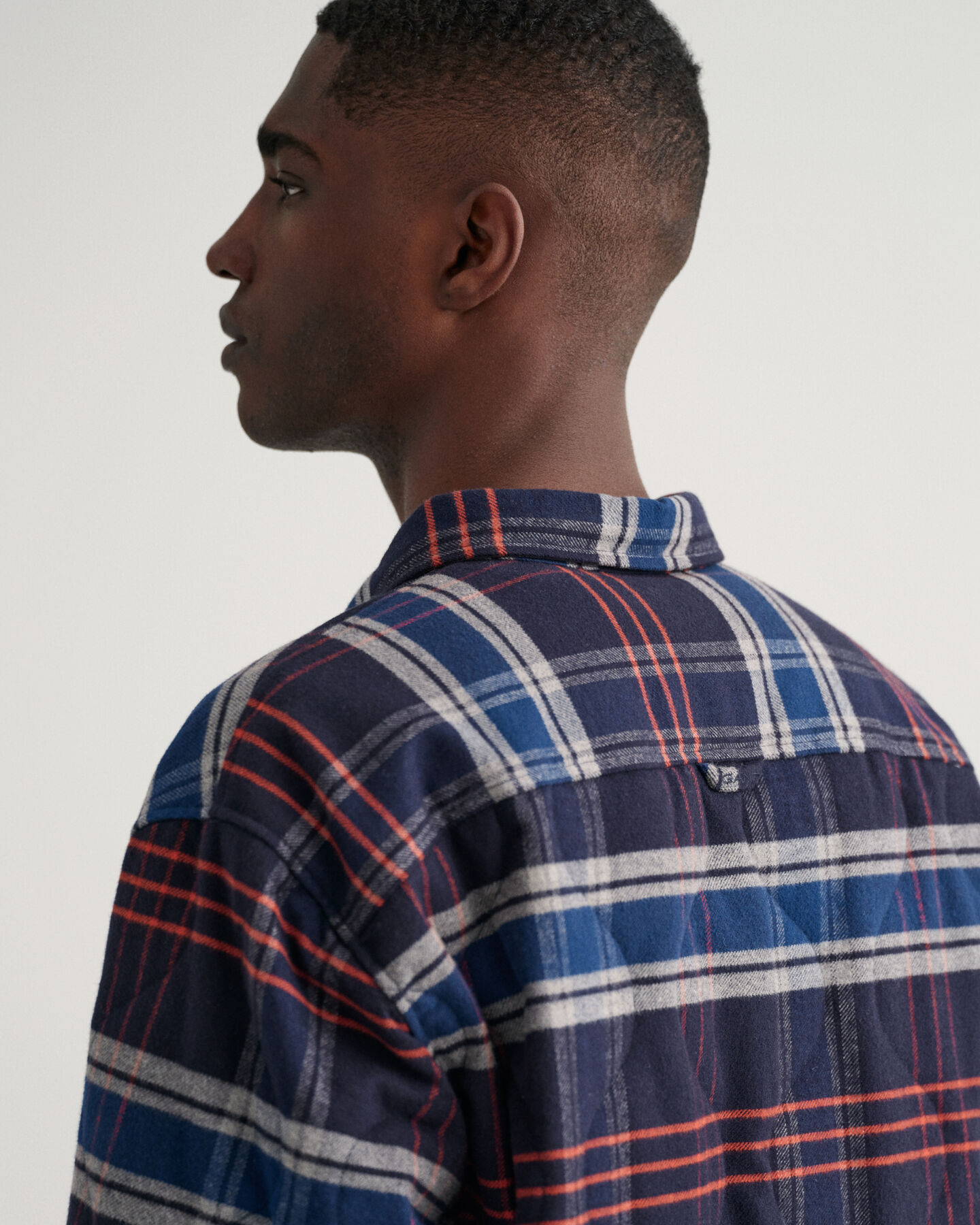 Sobrecamisa de franela acolchada