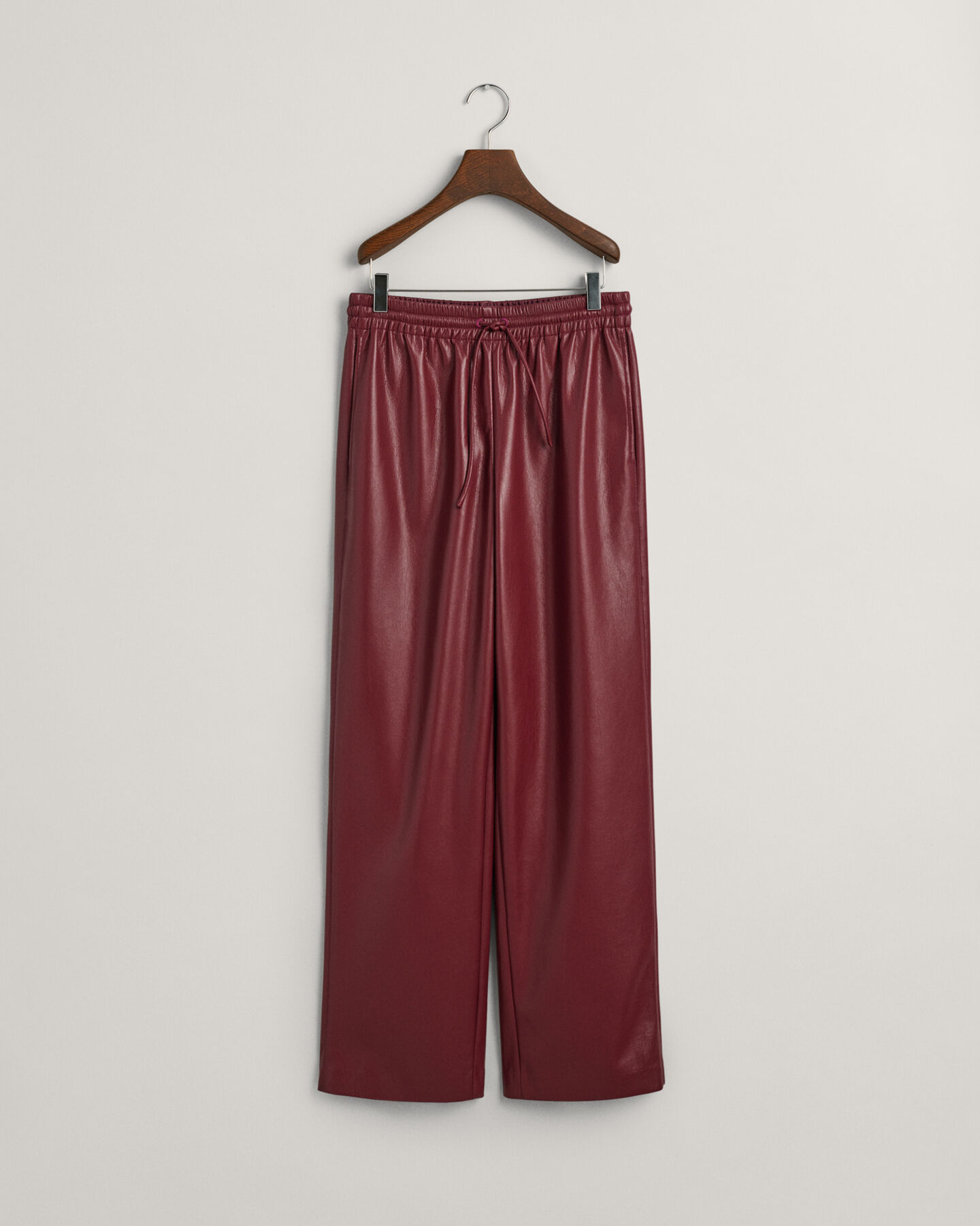 Pantalones Relaxed Fit Pull-On de piel sintética