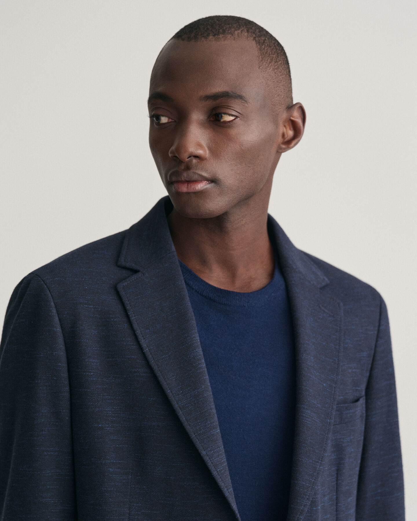 Americana de algod&oacute;n y lino