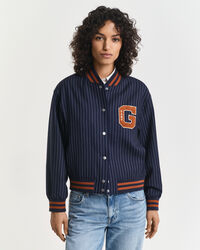 Chaqueta GANT Varsity Jacket de raya diplomática