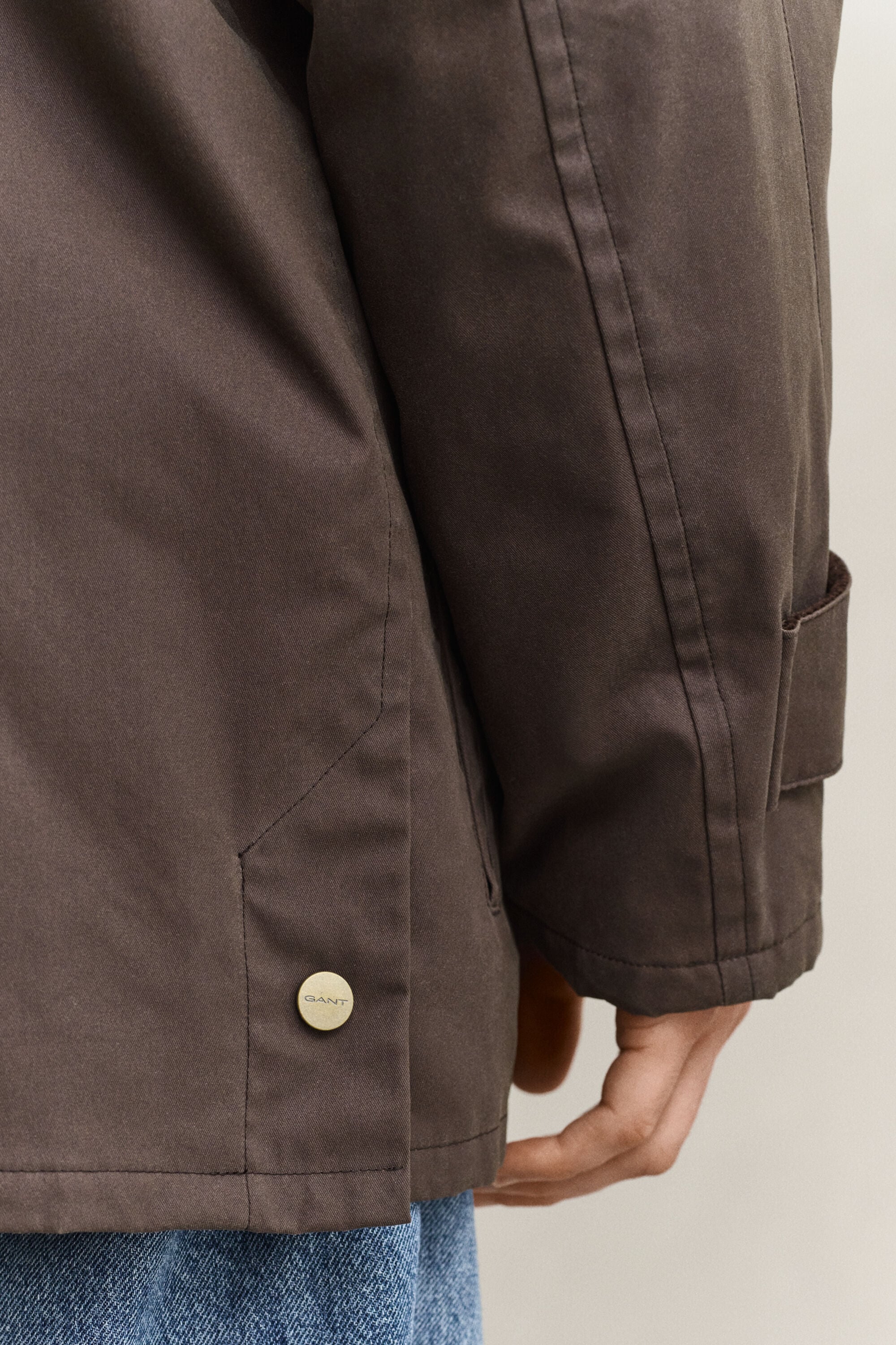 Chaqueta rústica encerada