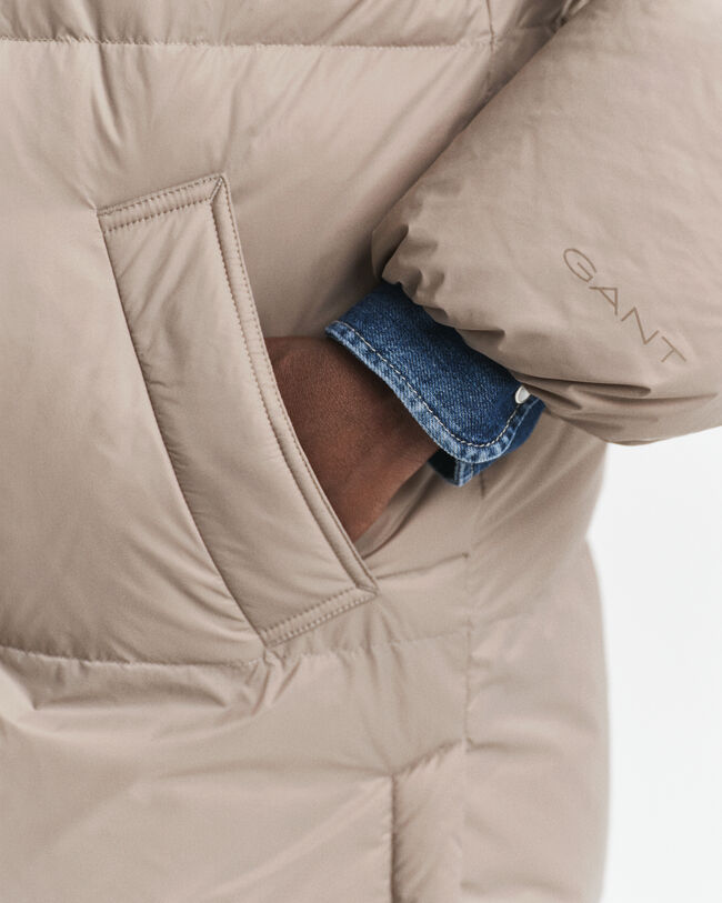 Abrigo de plumón de largo completo