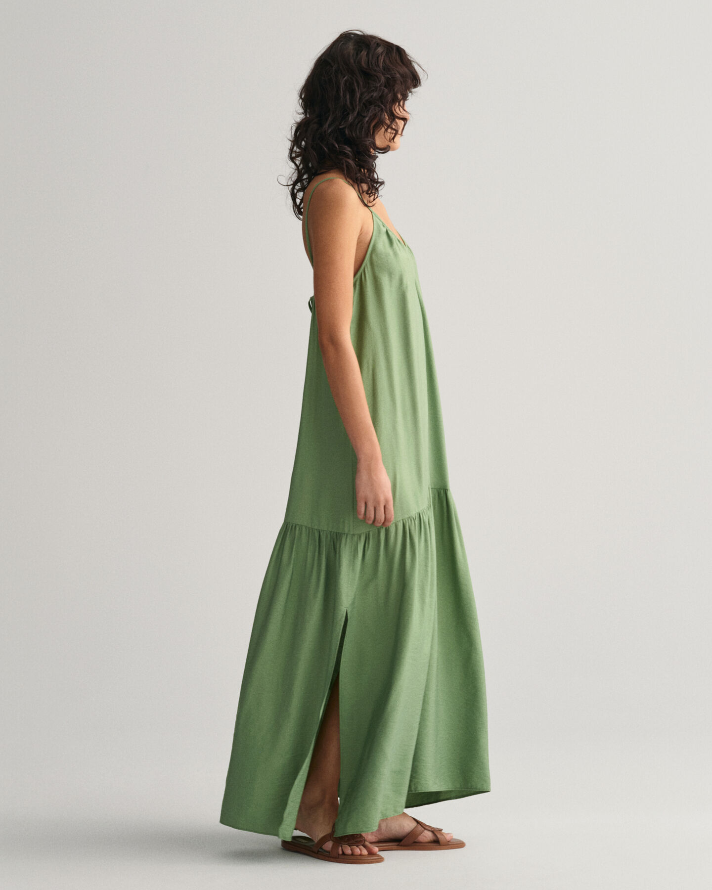 Vestido largo de tirantes