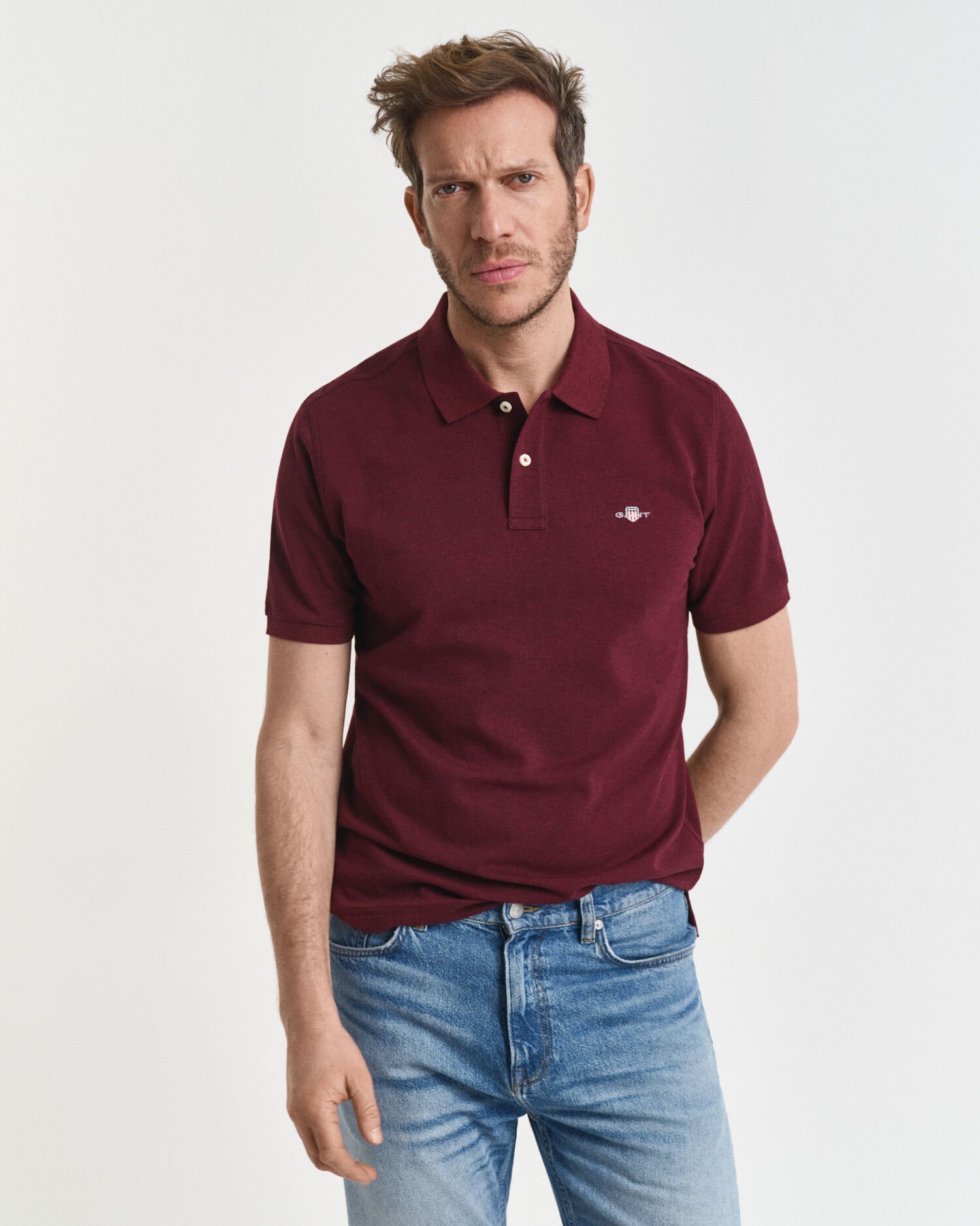 Polo de piqué Regular Fit Shield