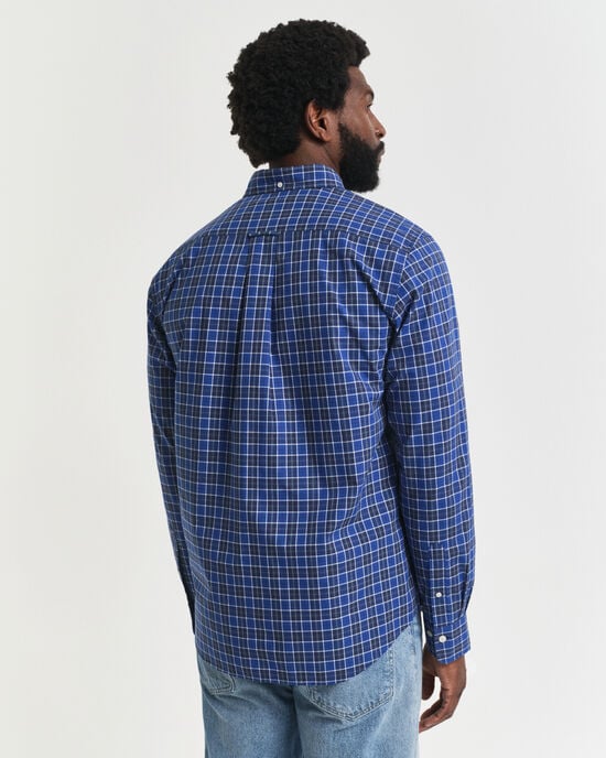 Camisa Regular Fit clásica de popelina a cuadros