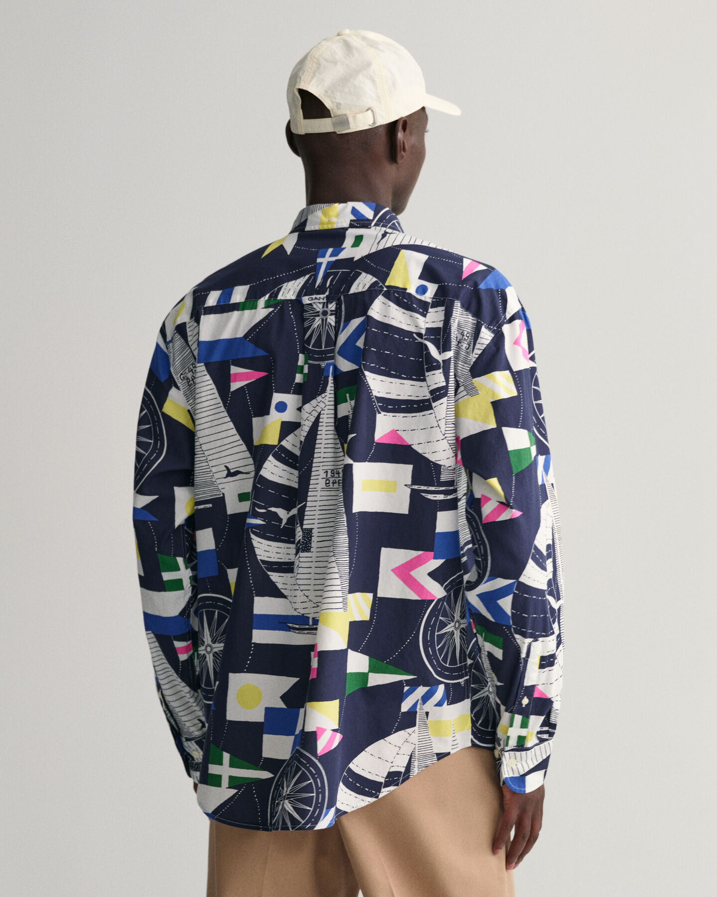 Camisa Relaxed Fit Sailing Print