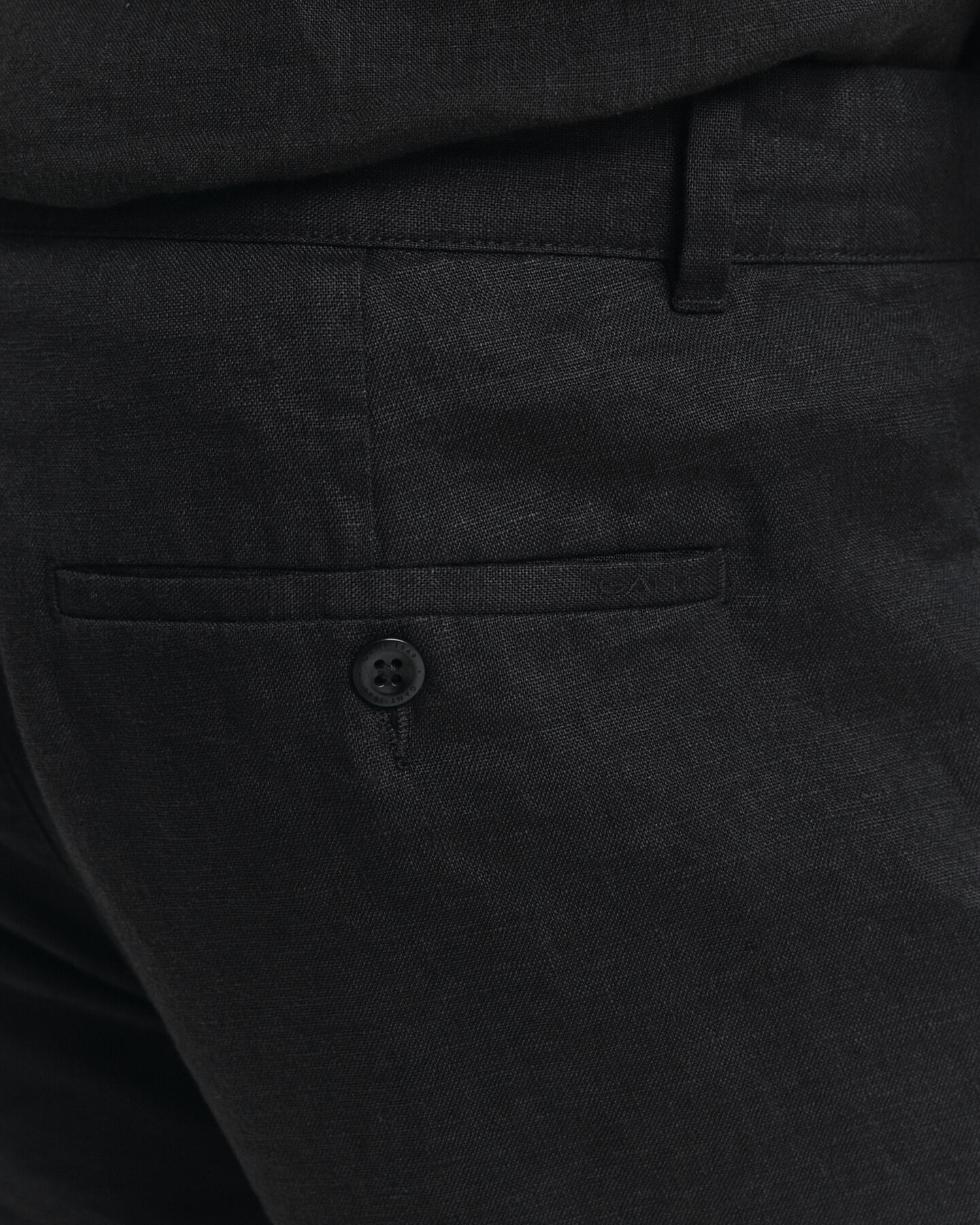 Pantalones Relaxed Fit de lino con cord&oacute;n ajustable