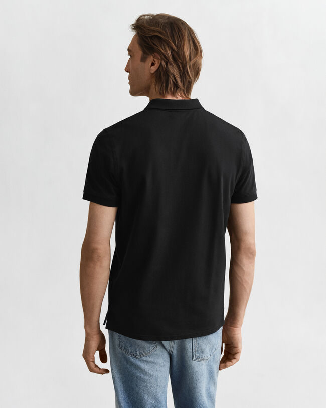 Polo de piqué en contraste