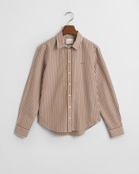 Camisa Regular Fit clásica de popelina a rayas