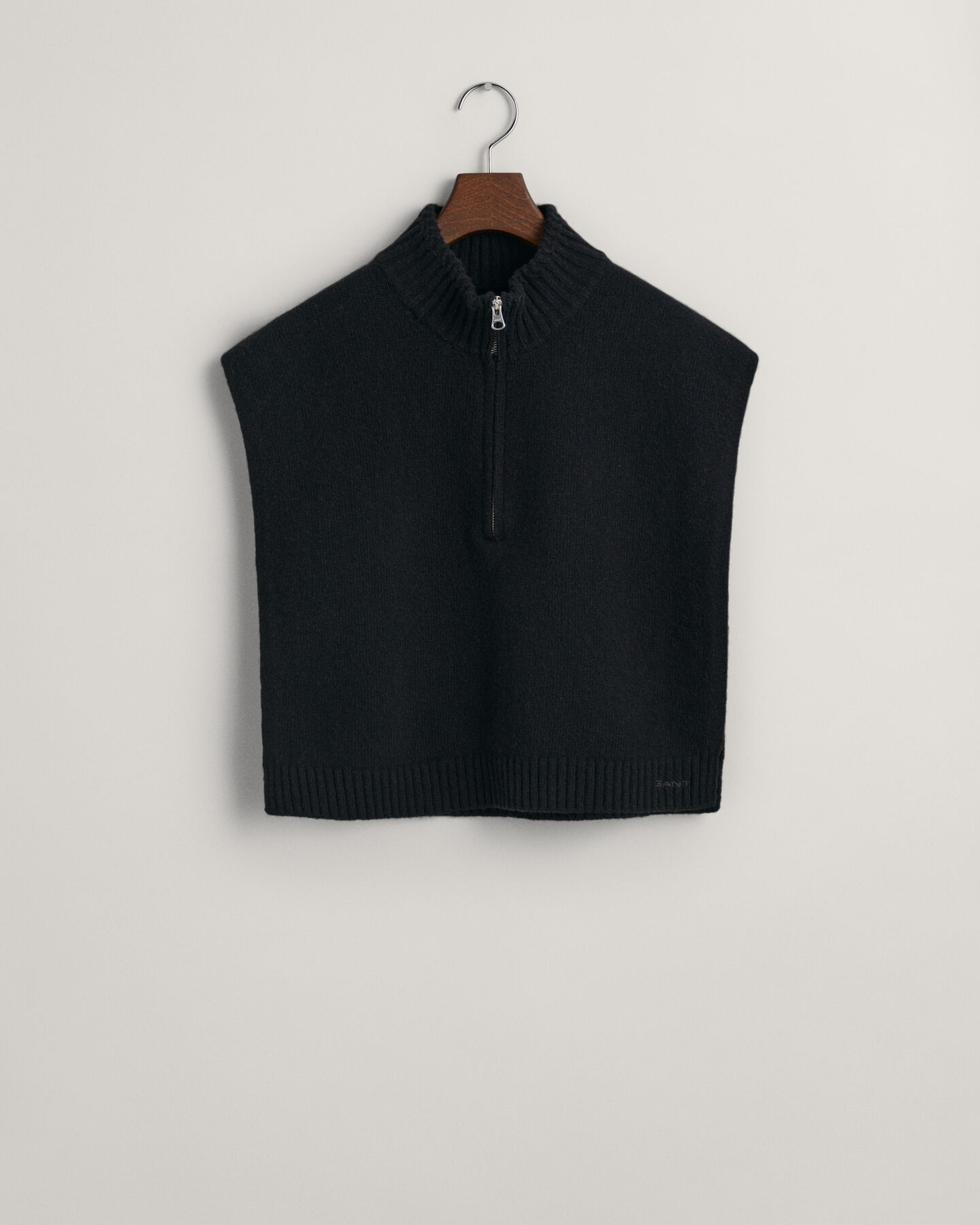 Pechera de lana con cremallera