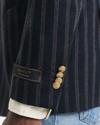 Americana Club de franela a rayas