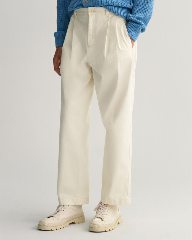 Pantalones chinos de pinzas Relaxed Fit