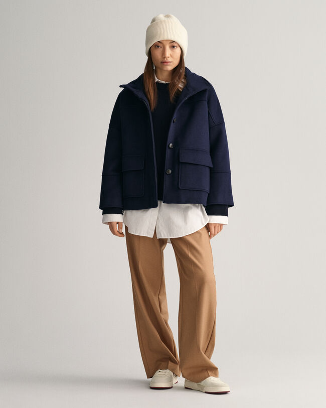 Chaqueta corta de lana