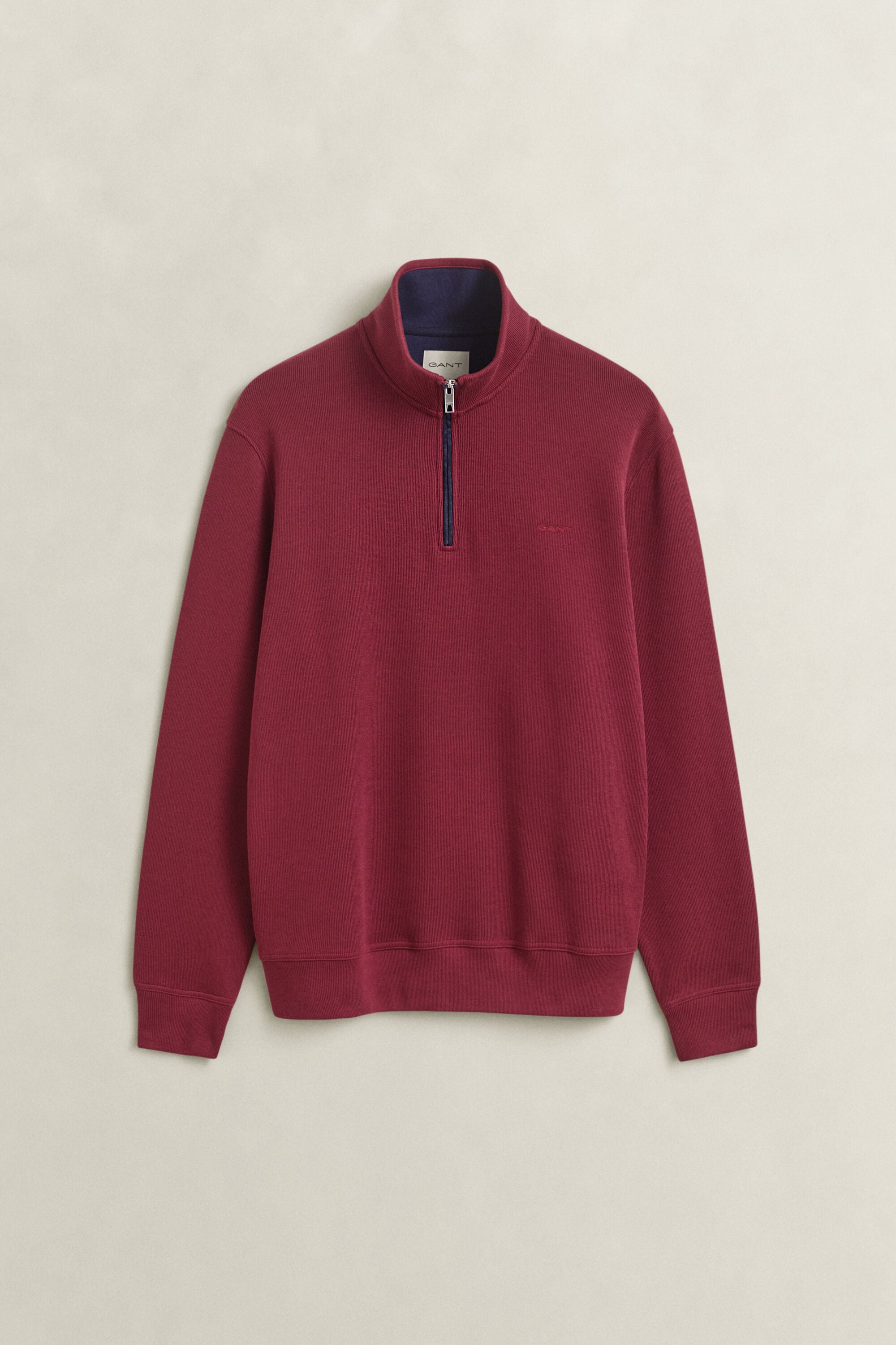 Sudadera Sacker Rib con media cremallera