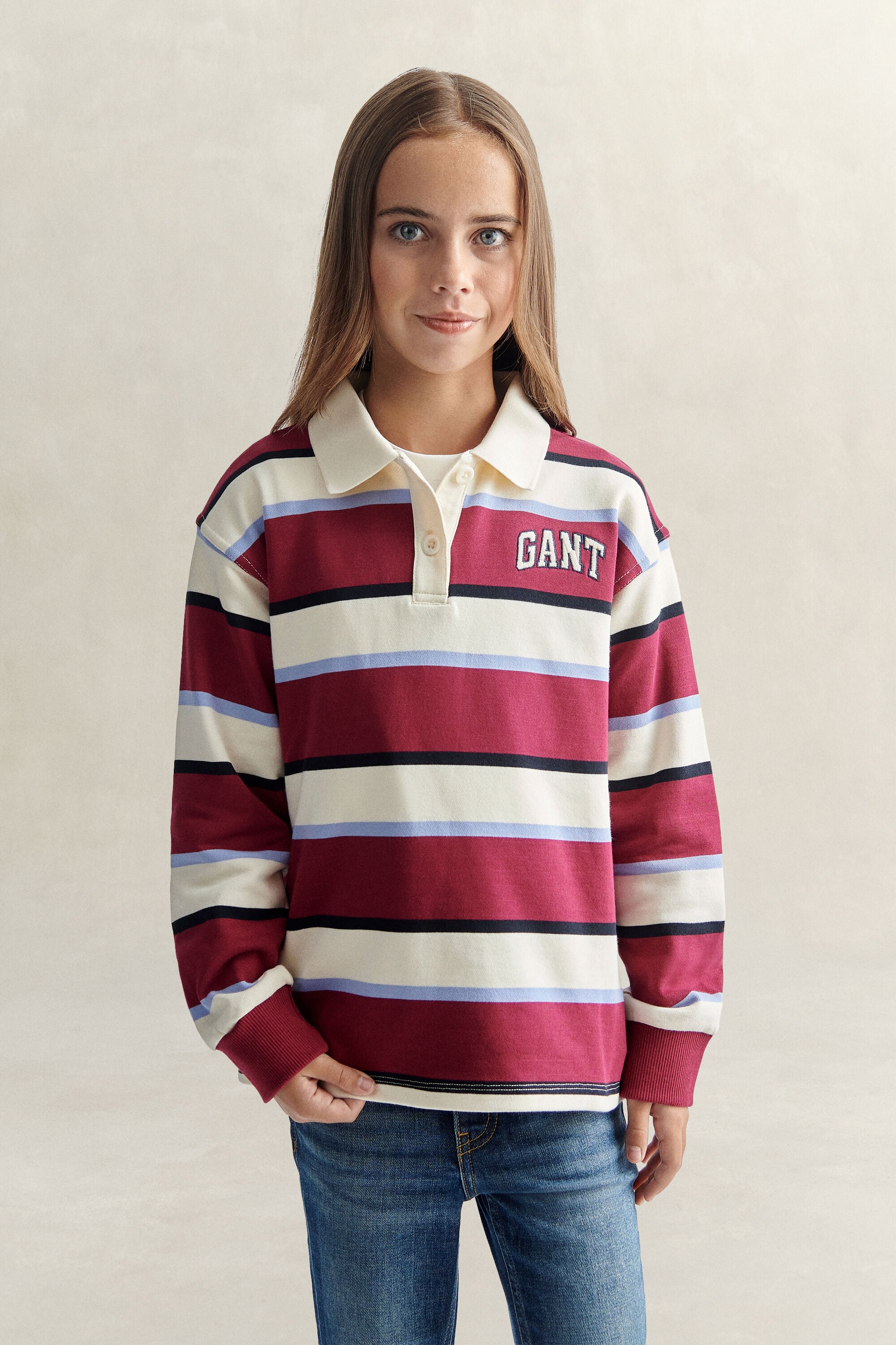 Sudadera Rugby Teen Girls