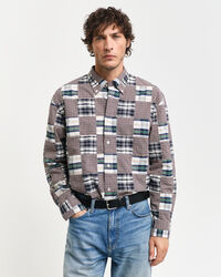 Camisa Relaxed Fit con diseño de parches Remake