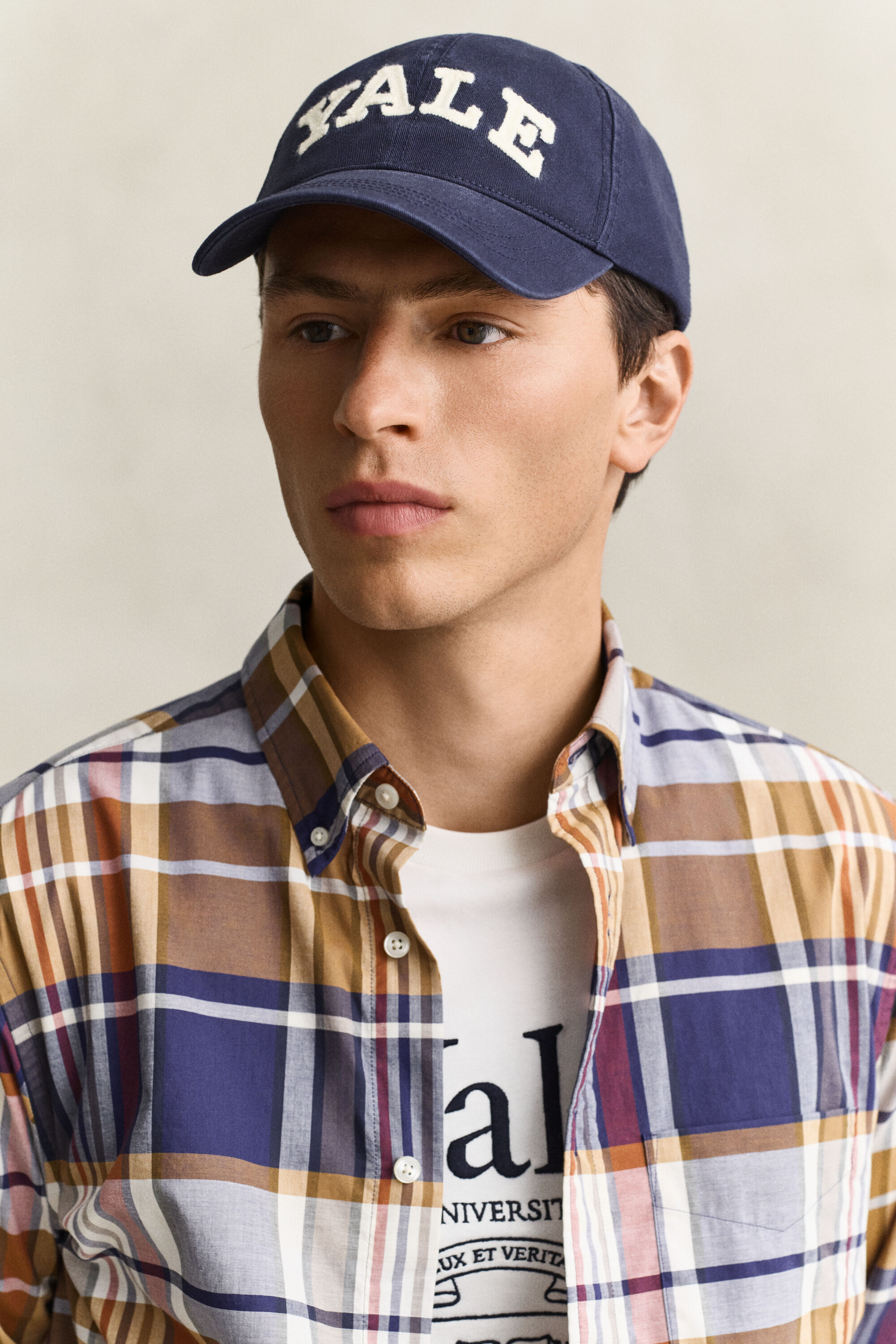 Camisa de popelina a cuadros Gant x Yale
