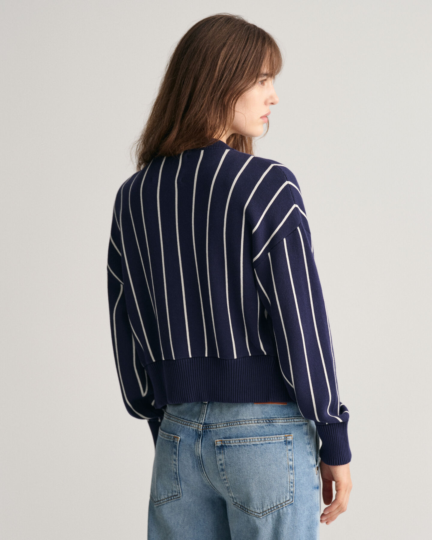 Cárdigan de estilo bomber GANT Varsity de punto