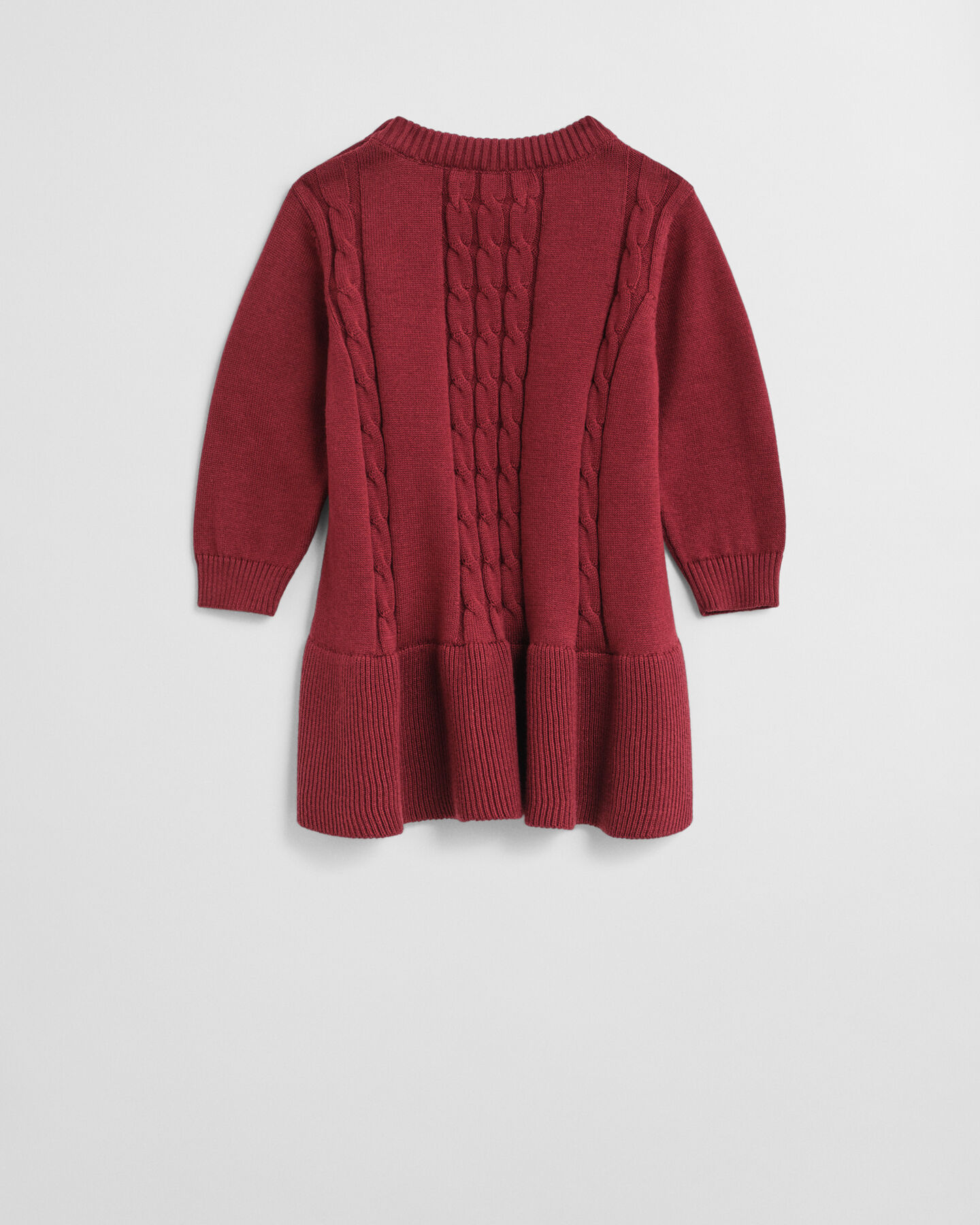 Vestido de punto de ochos de algodón Baby Girls