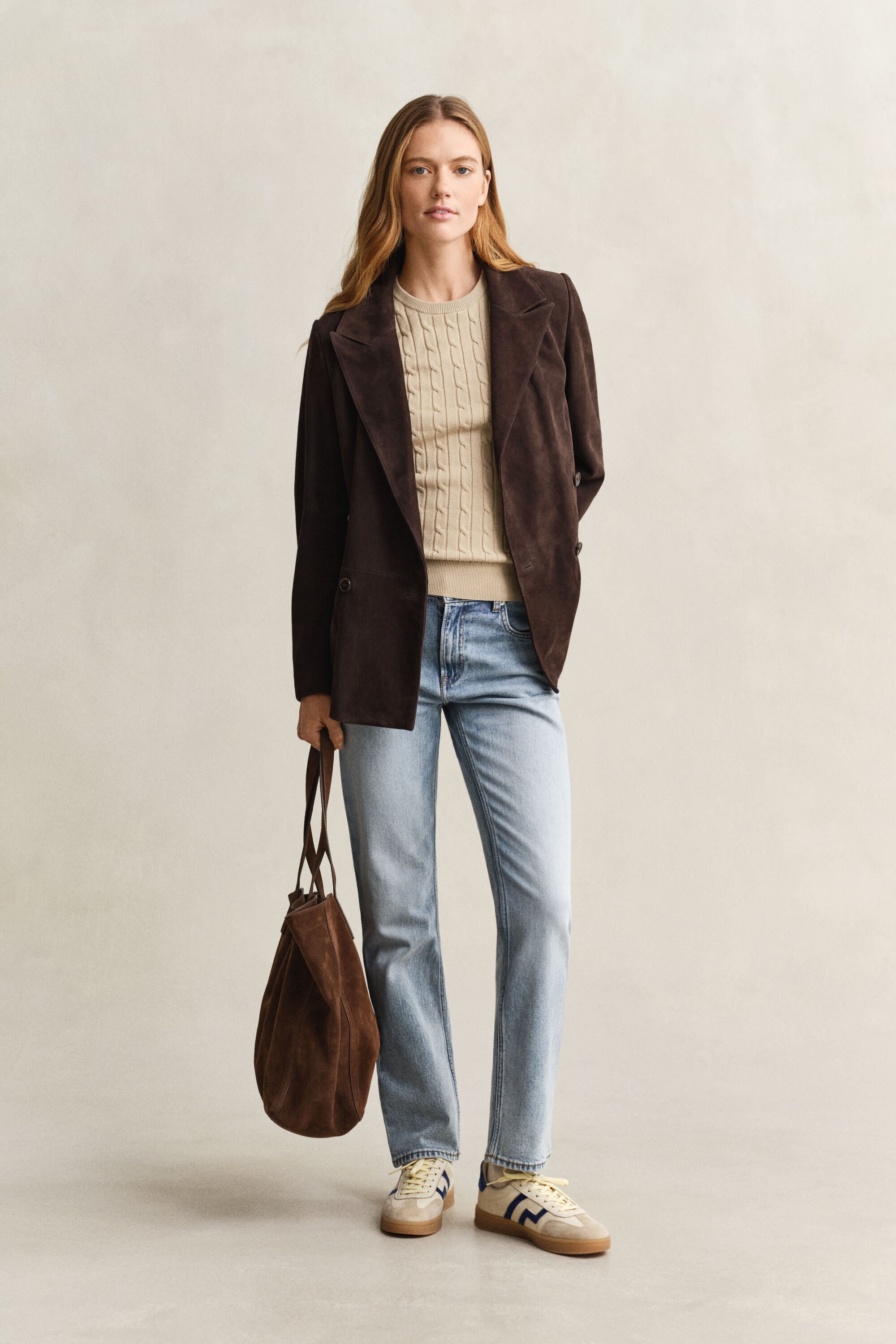 Jersey de punto de ochos y manga corta