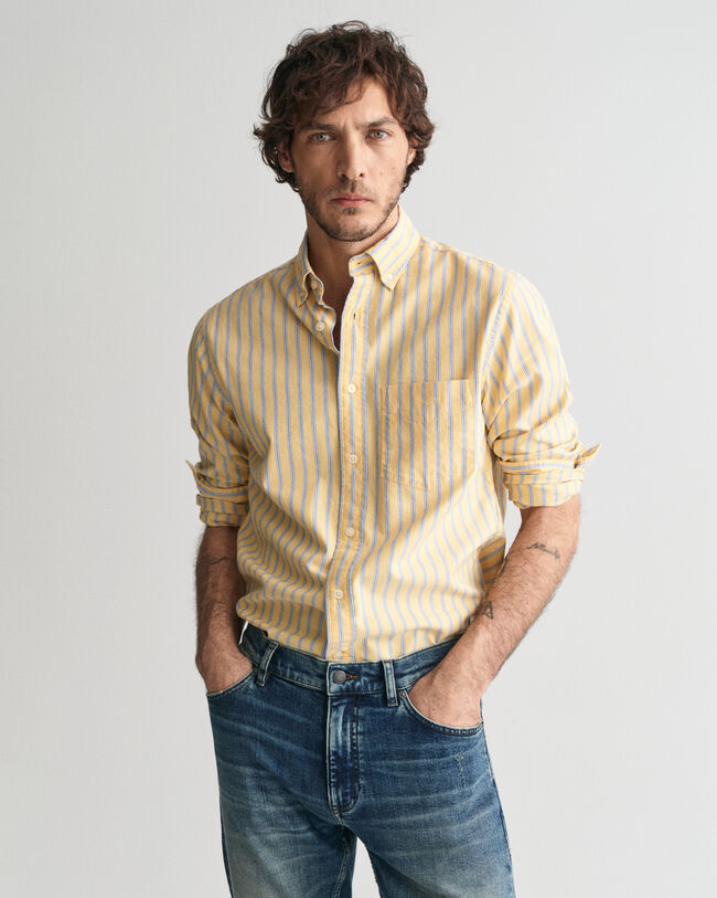 Camisa Oxford Regular Fit Archive a rayas