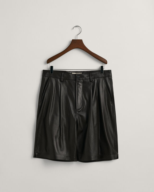 Pantalones cortos de piel