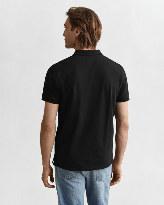 Polo de piqué en contraste