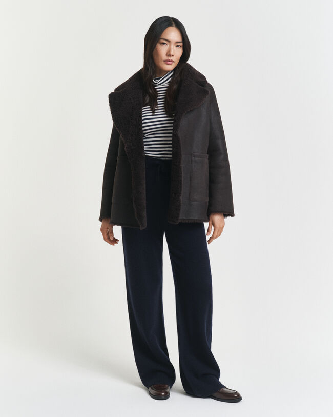 Pantalones de punto de lana