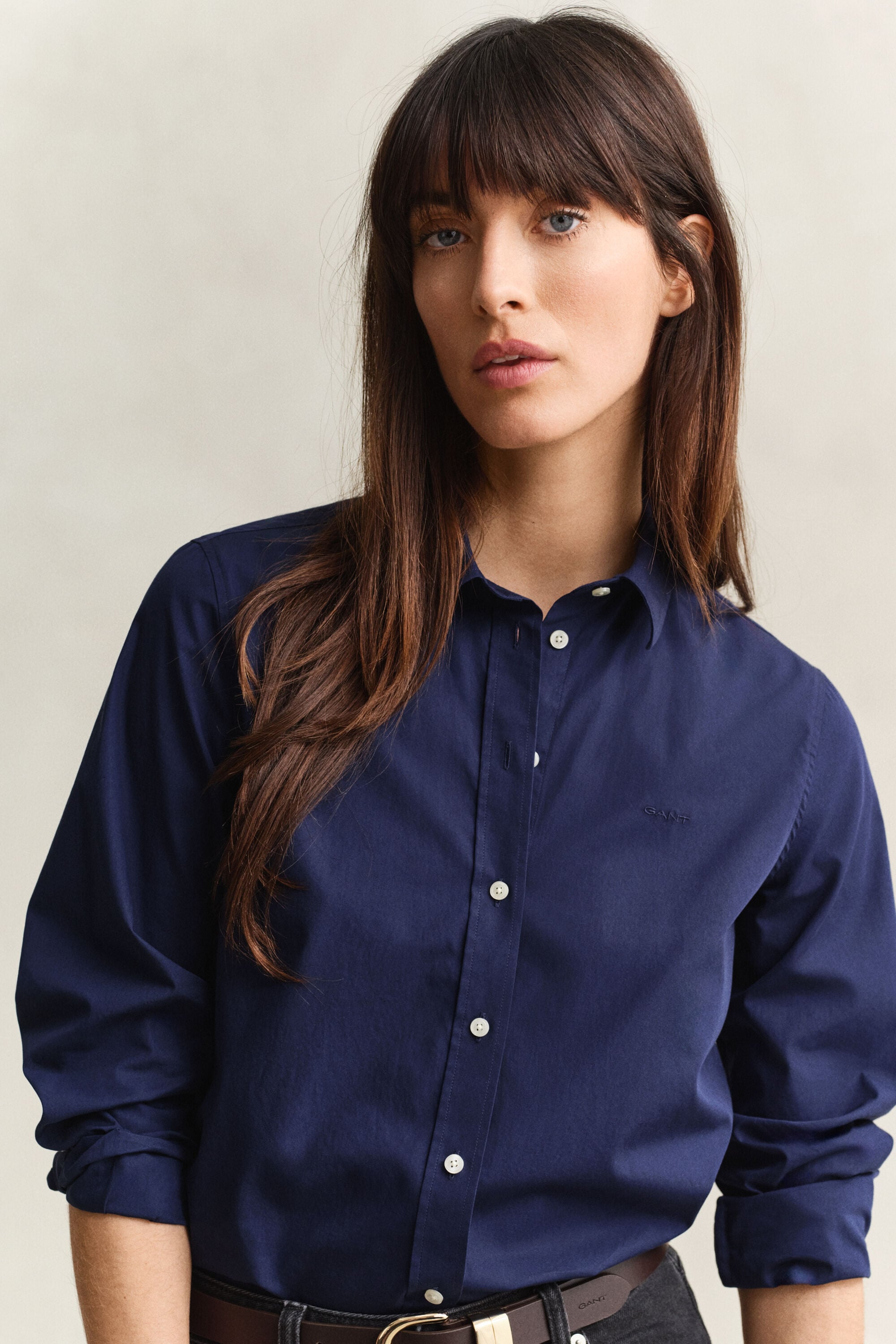 Camisa Regular Fit clásica de popelina
