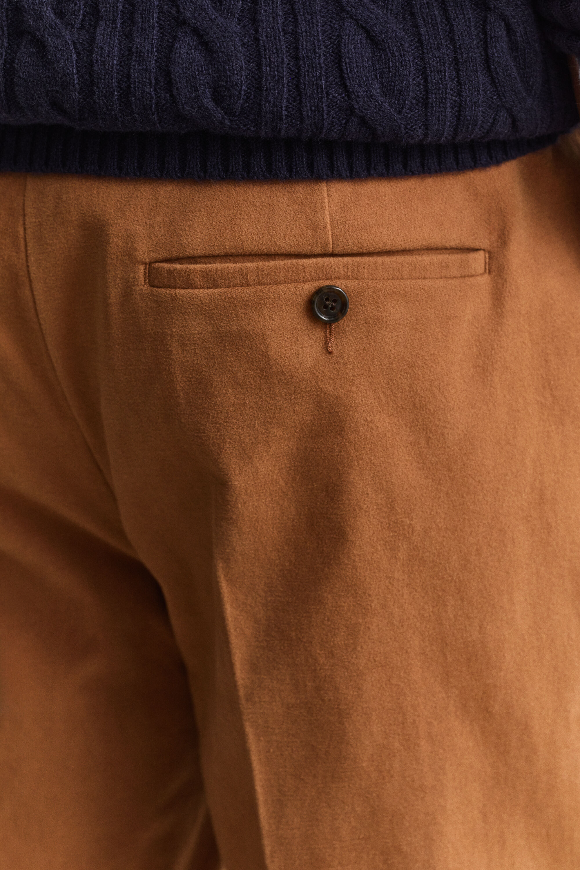 Pantalones de traje de molesquín