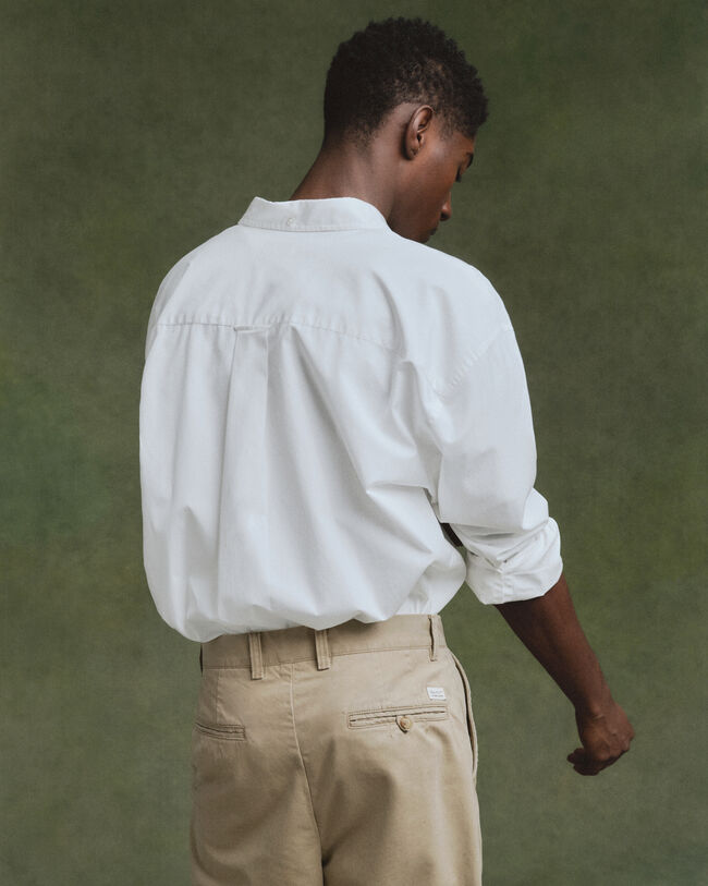 Camisa extragrande de popelina