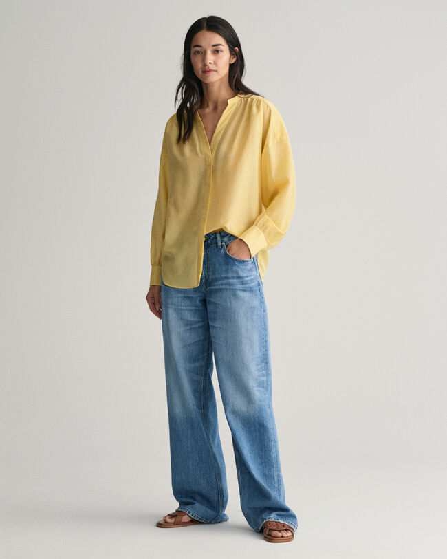 Blusa de algod&oacute;n y seda