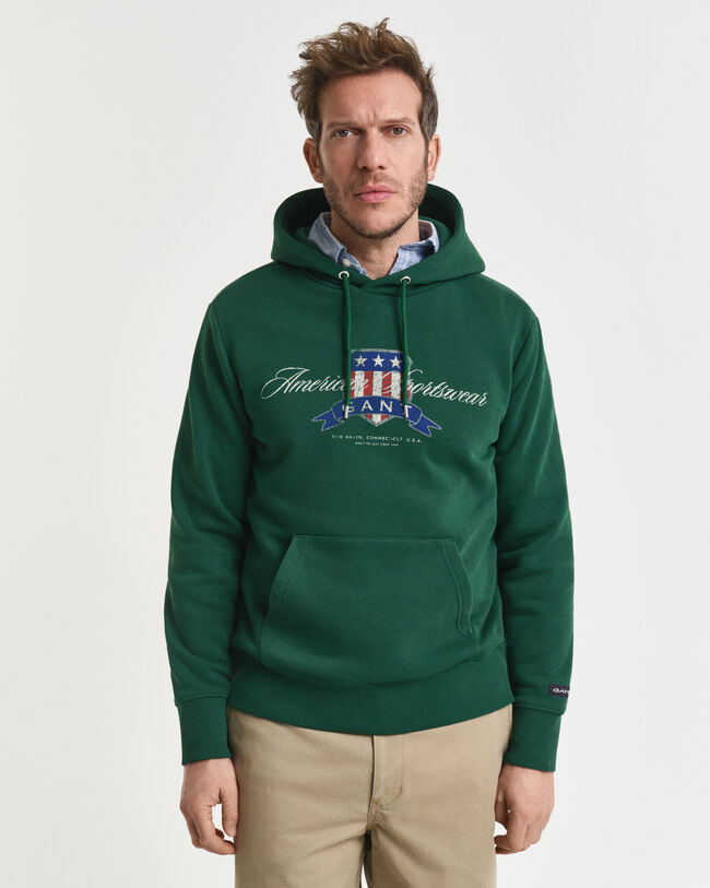 Sudadera con capucha Crest Graphic