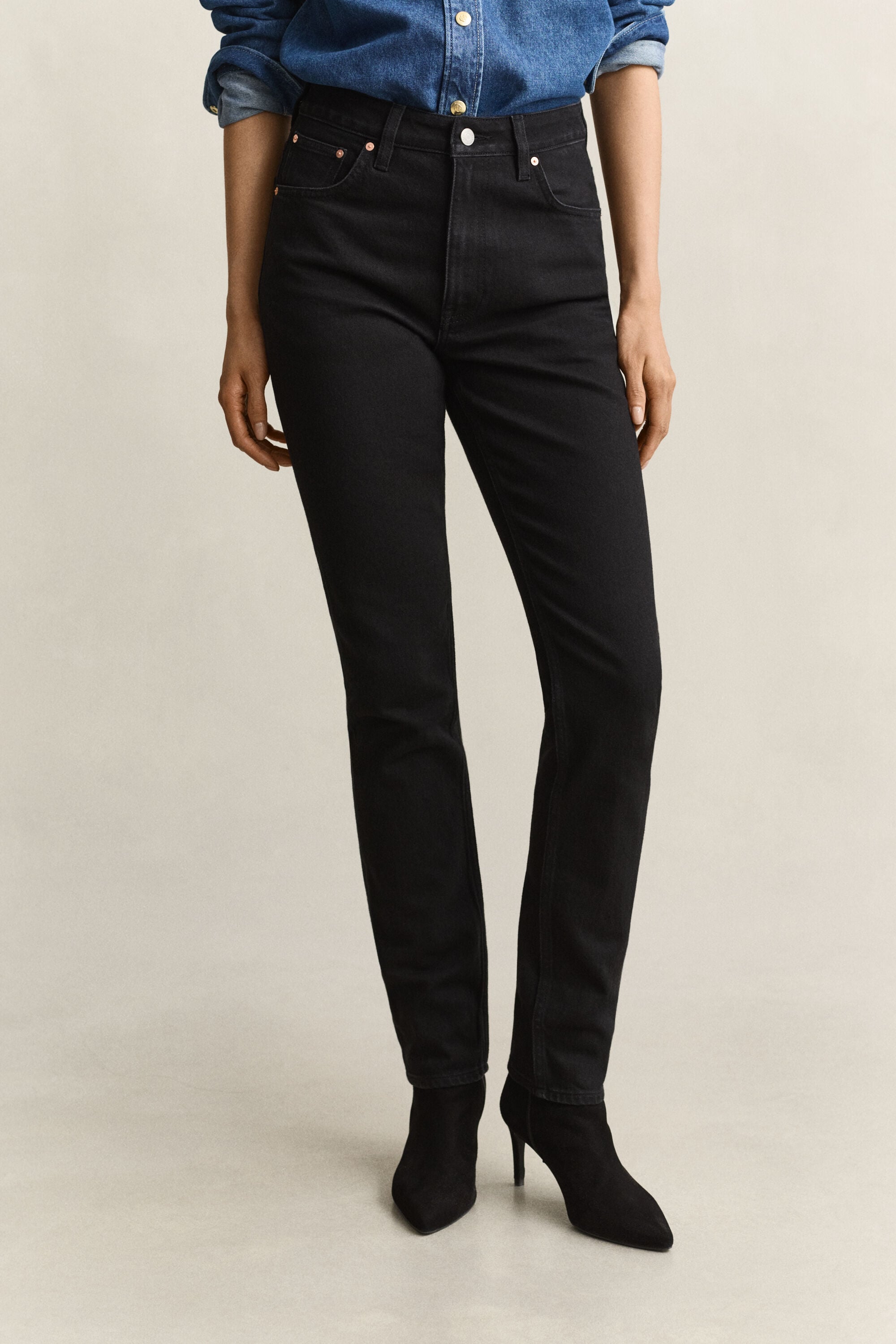 Vaqueros Slim Fit de talle alto