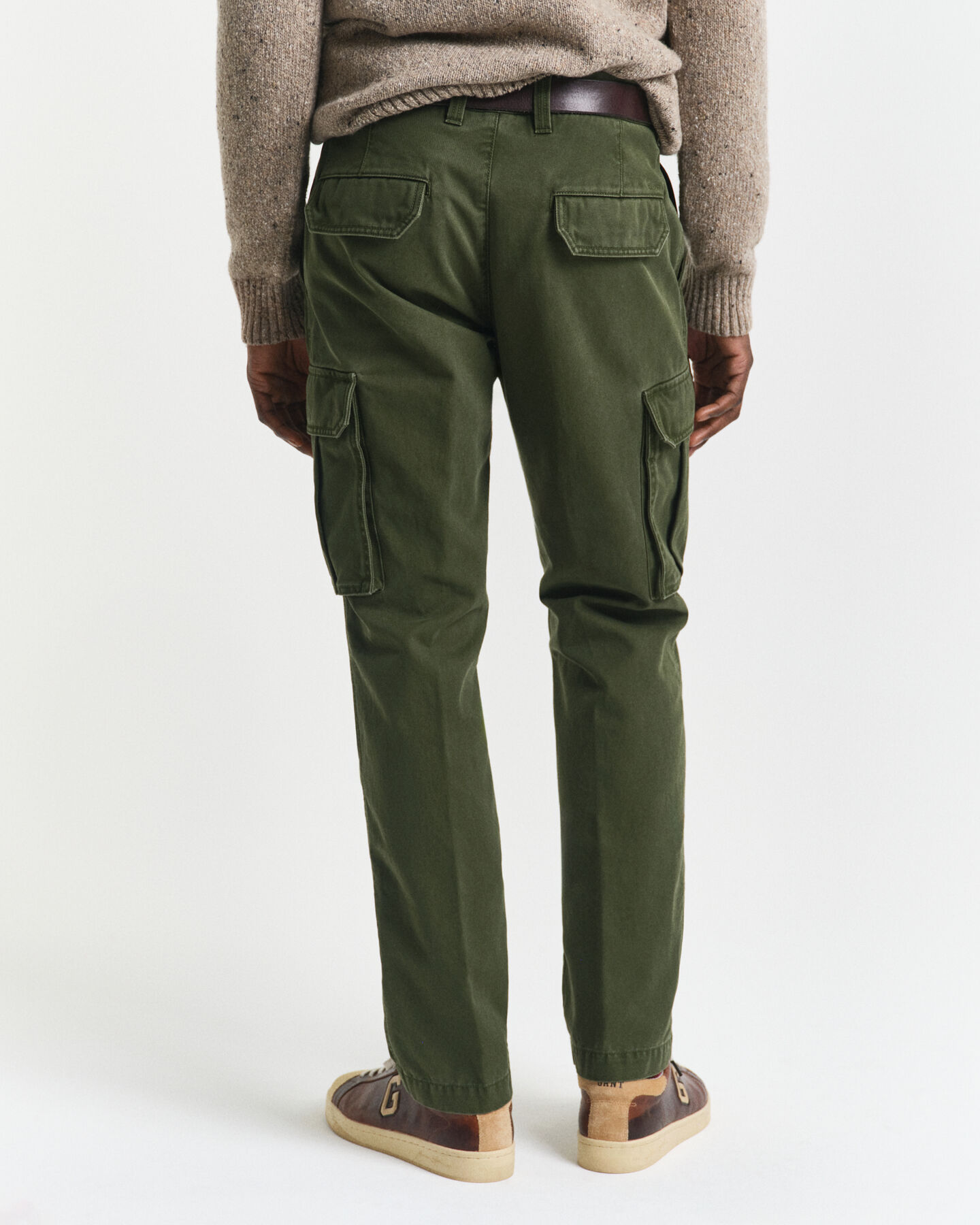 Pantalones cargo Regular Fit de sarga de algodón