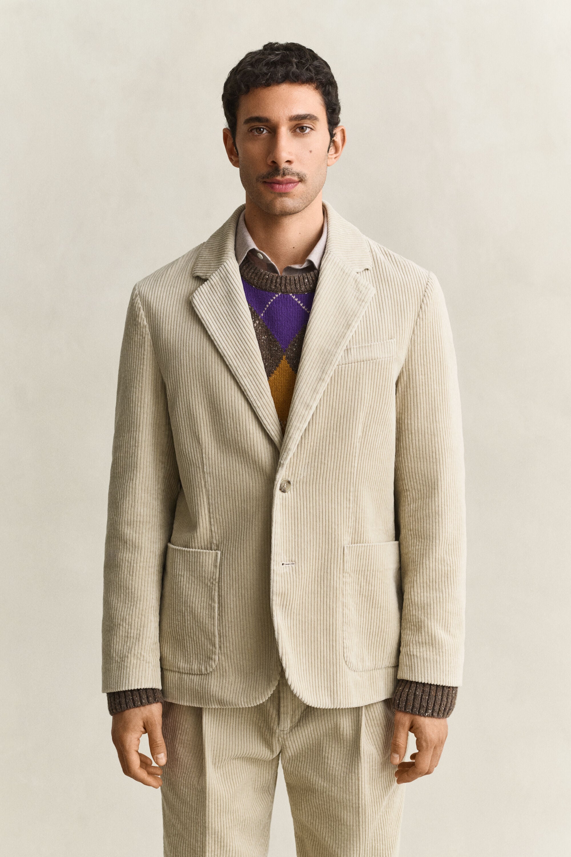 Chaqueta de traje de pana