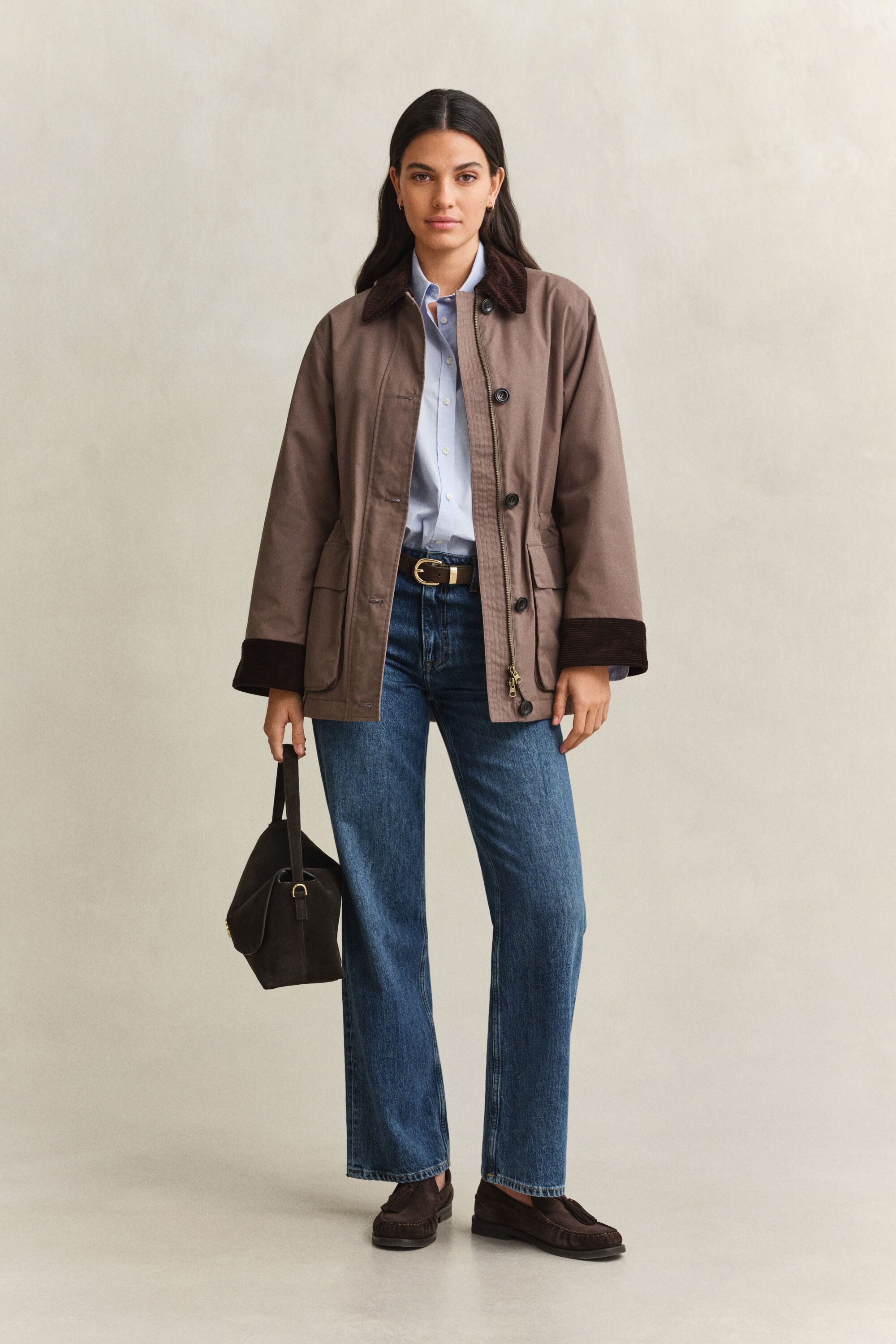 Chaqueta rústica encerada
