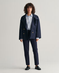 Chaqueta tipo gabardina de largo medio