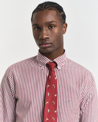 Camisa Regular Fit clásica de popelina a rayas