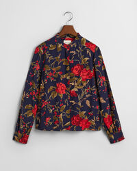 Blusa con estampado de rosas