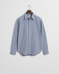 Camisa Regular Fit de franela jaspeada