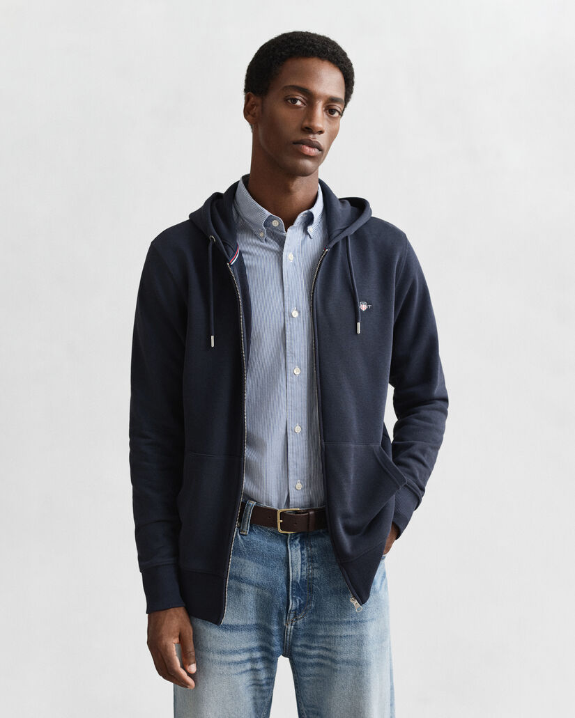 Sudadera con capucha y cremallera Shield