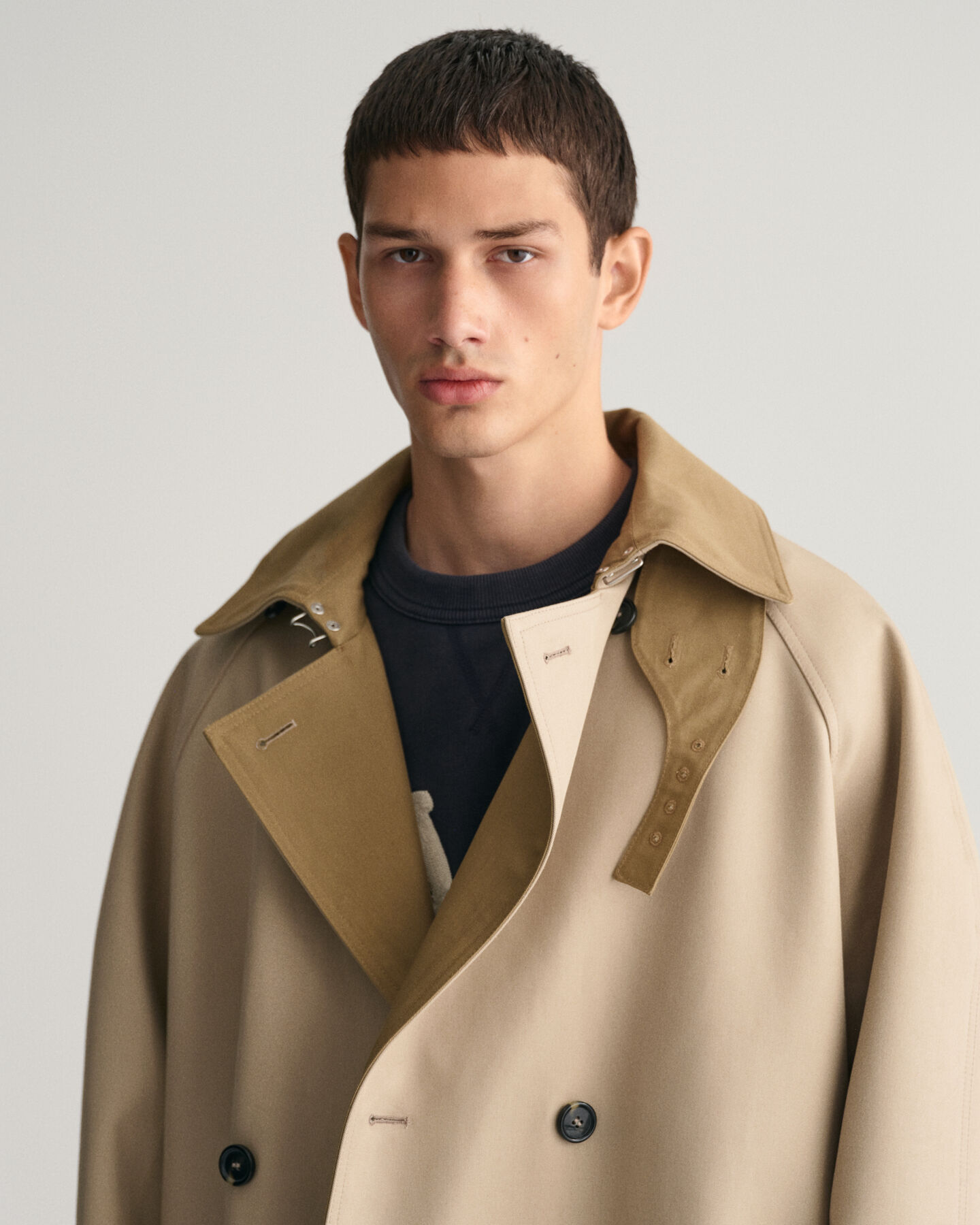 Gabardina de algodón grueso