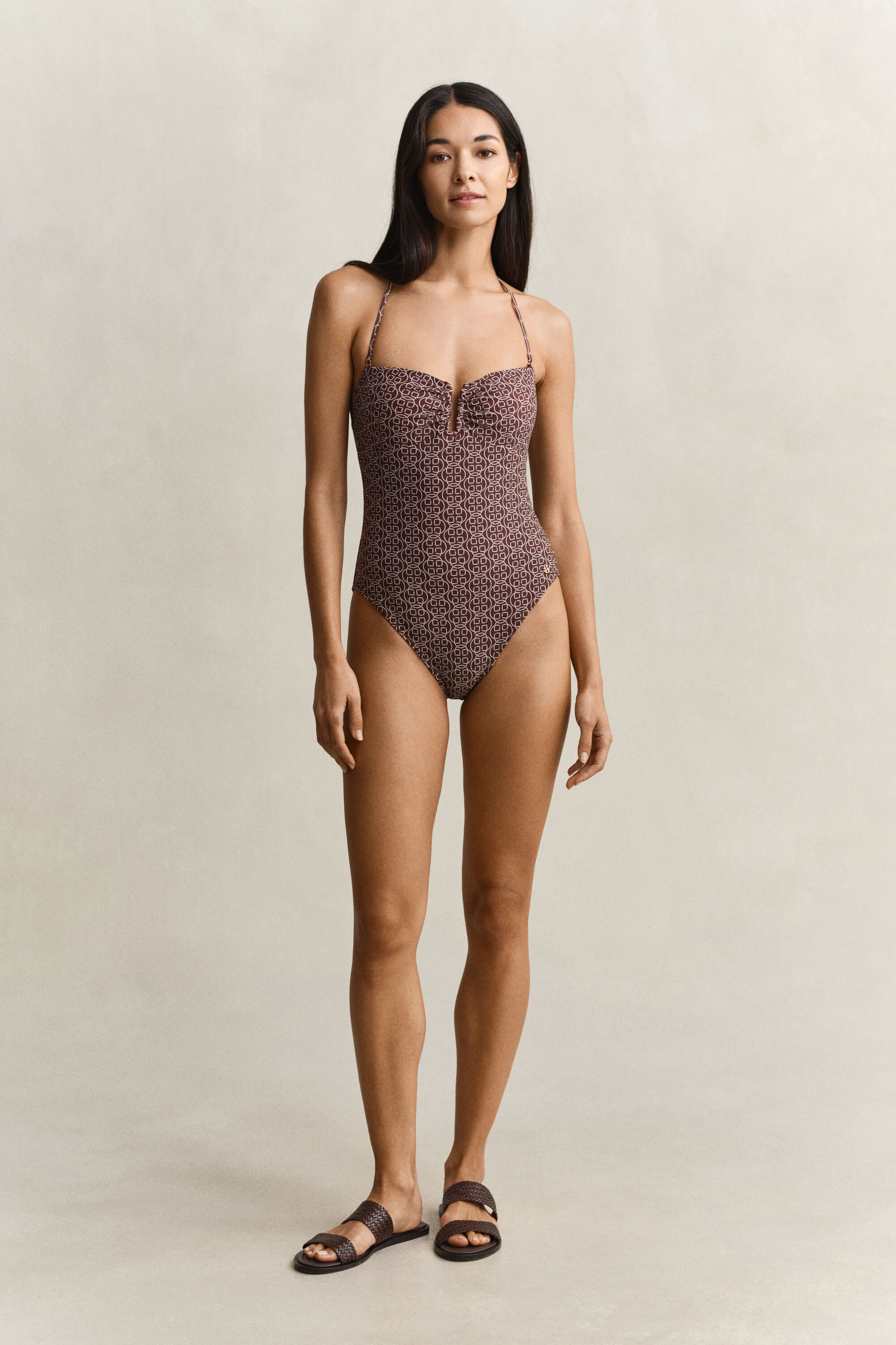 Bañador estampado con relleno