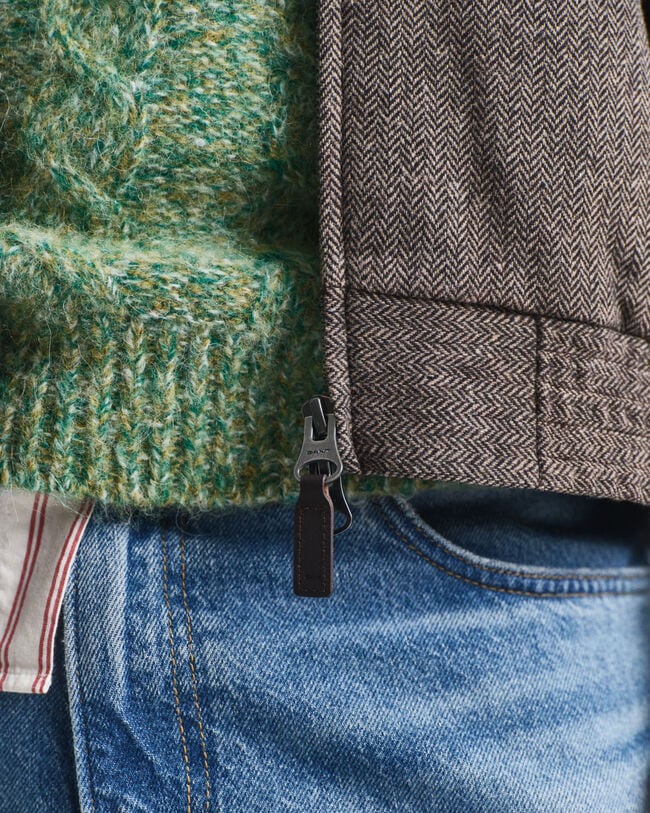 Cazadora Harrington en mezcla de lana