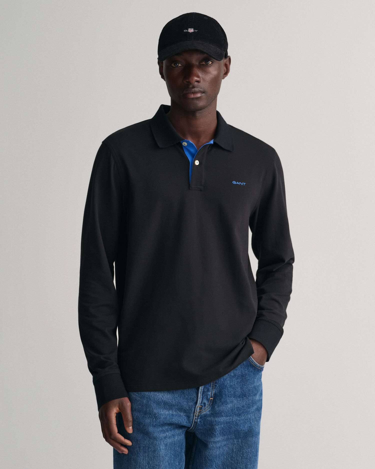Polos manga larga hombre gant outlet